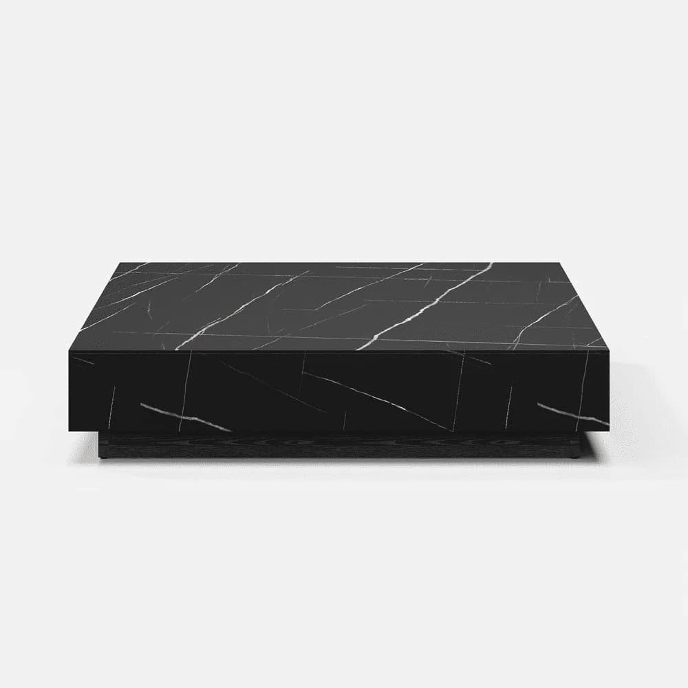 SHP9090 Modern 2 Çekmeceli MDF Kare Sehpa
