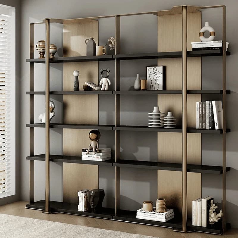 KC-0234 5 Raflı Paslanmaz Çelik Etejer Raf, Modern Tasarım