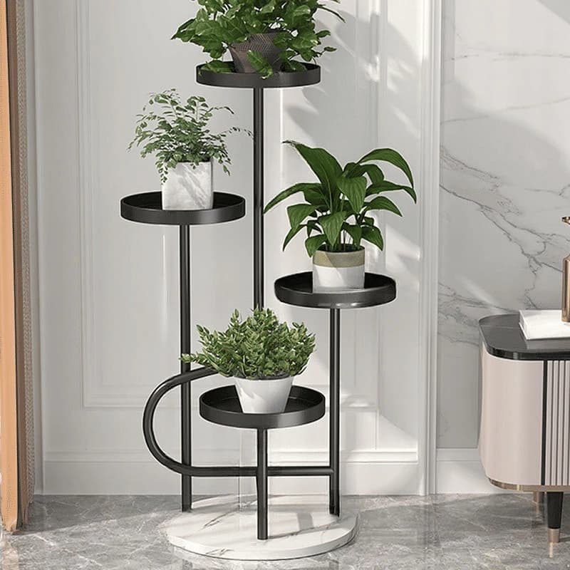BTK39892 Modern Tekerlekli Metal Bitki Standı