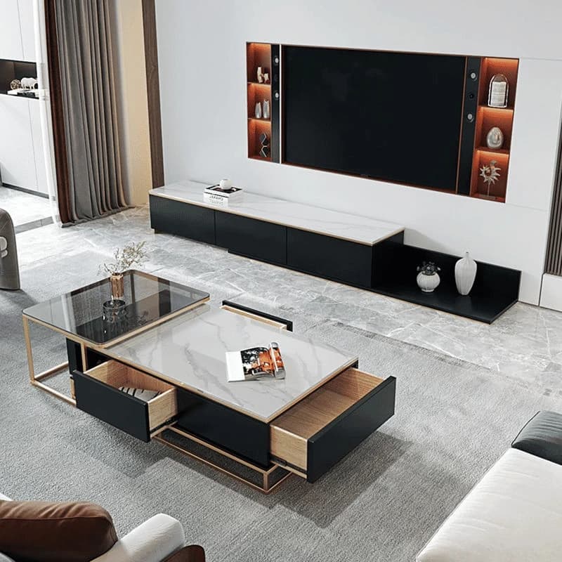SHP65089 Modern MDF Dikdörtgen Sehpa
